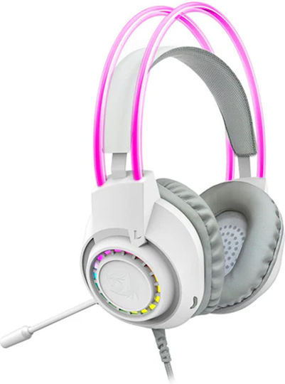 Redragon Scream H231 Over Ear Gaming Headset με σύνδεση 3.5mm Λευκό for PS4 / PS5 / XBOX
