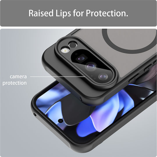 Techsuit Halofrost II Back Cover Plastic Black Google Pixel 10 Pro