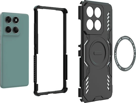 Techsuit Back Cover Plastic Black (Motorola Edge 60 Fusion)