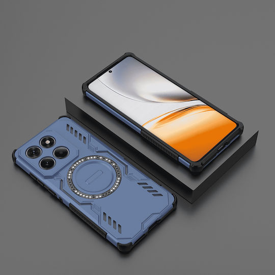 Techsuit Back Cover Plastic Blue (Motorola Edge 60 Fusion)