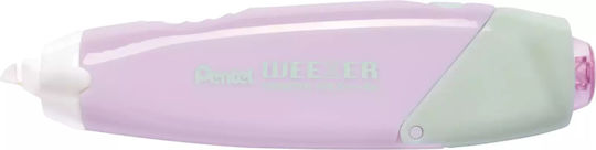 Pentel Correction Tape Retractable Tip 5mm/6m Purple Xztt805v-w