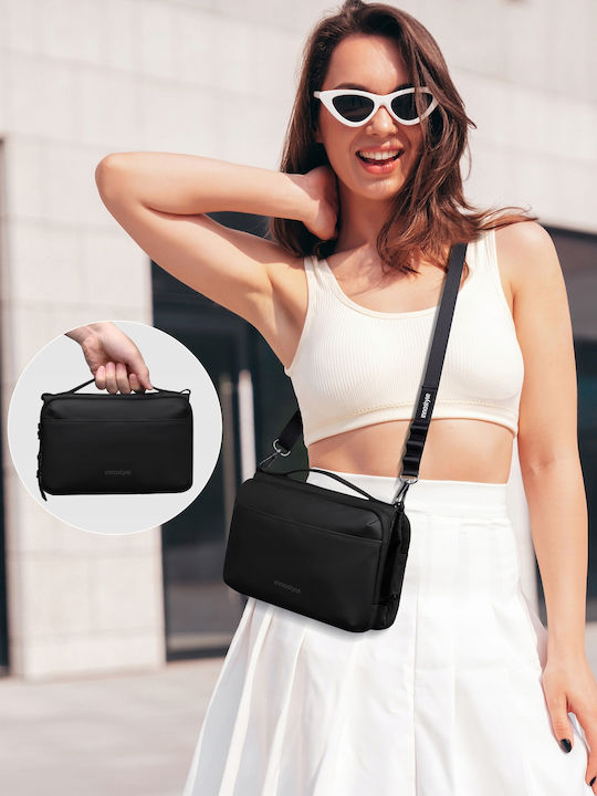 Damen Schultertasche Schwarz