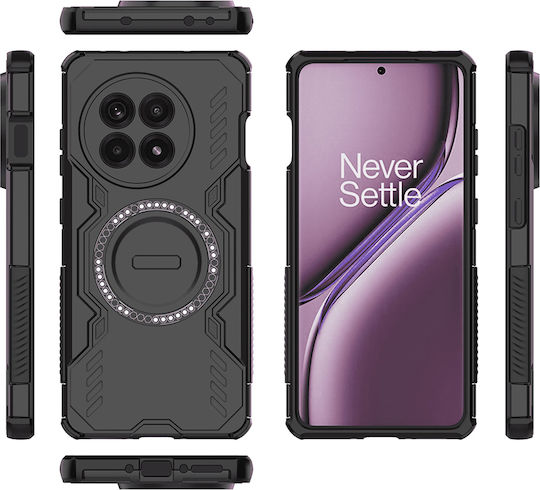 Techsuit Back Cover Plastic Black (OnePlus 13R)
