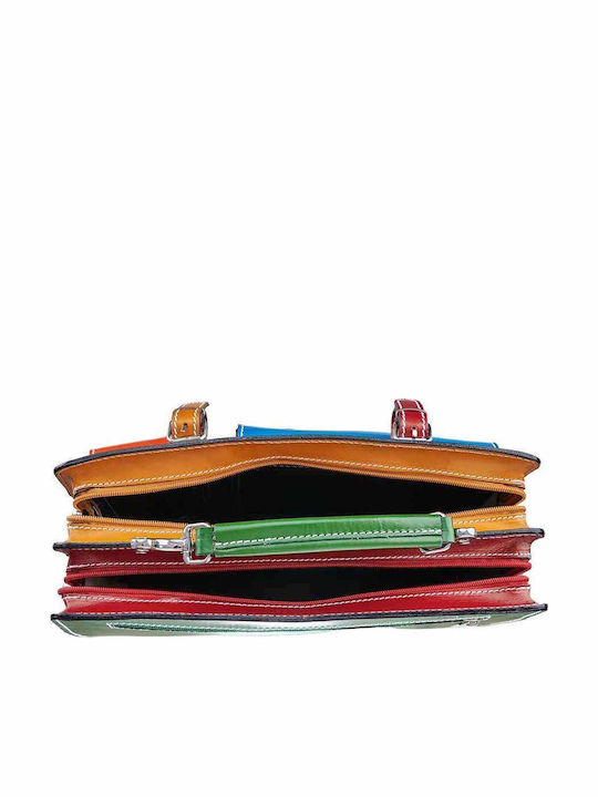 Leder Damentasche Handtasche Grün