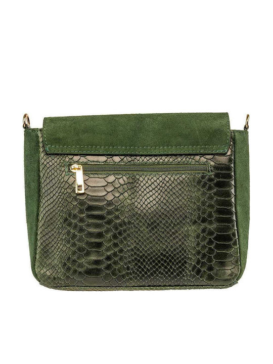 Leder Damenhandytasche Grün