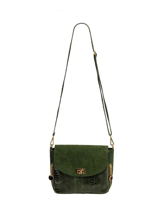 Leder Damenhandytasche Grün