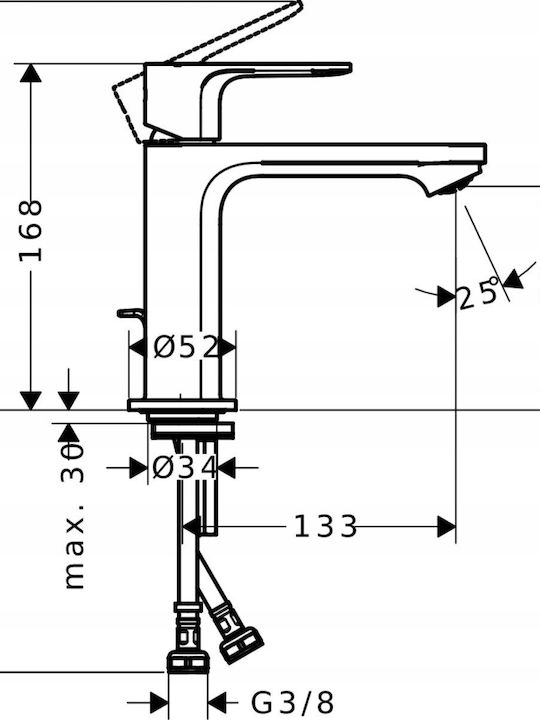 Hansgrohe Миксер Смесител за мивка