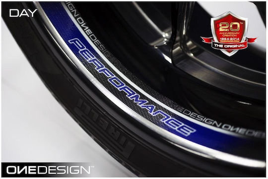 Самозалепващи Ленти За Джанти Wheel Strips Performance Син Dcwr7p Print