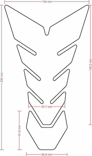 Adhesive Tank Protection Cgbe4p Universal Tankpad Print