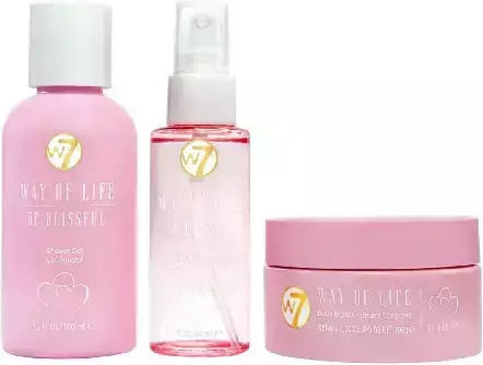W7 Cosmetics Vay-Cay Way of Life Be Blissful Travel Set for Moisturizing 3pcs