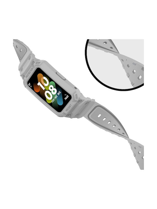 Strap Silicone Gray (Huawei Band 7Honor Band 6)