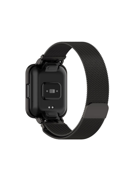 Strap Stainless Steel Black (Redmi Watch 2 LiteRealme Watch 2)