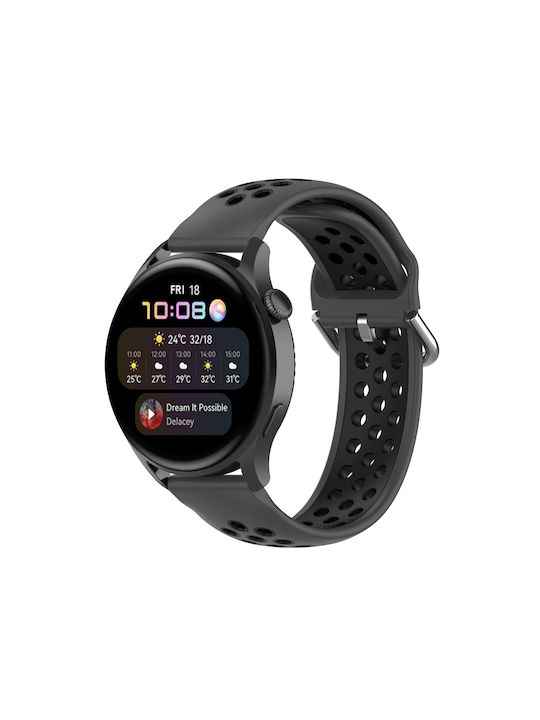 Strap Silicone Black (Huawei Watch GT 2eHonor GS Pro)