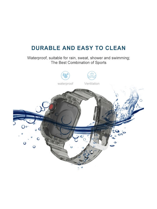 Curea Silicon Transparent (Apple Watch 44/45/46mm/Ultra 49mm)