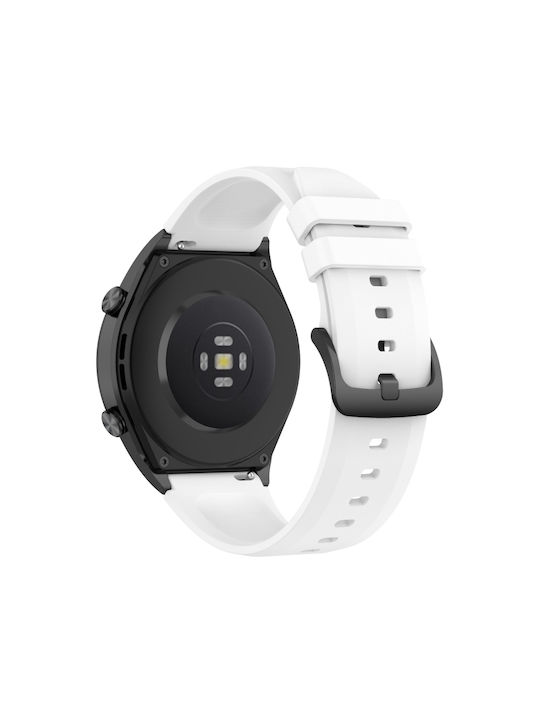 Strap Silicone White (Huawei Watch GT 2eHonor GS ProAmazfit GTR 3 / GTR 3 Pro)