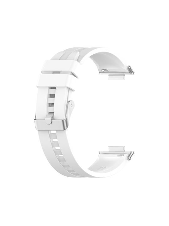 Armband Silikon Weiß (Huawei Watch Fit 2)