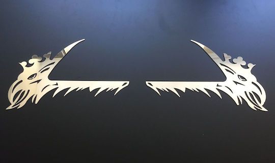 2 Pieces Decorative Stainless Steel Covers Scania R L P