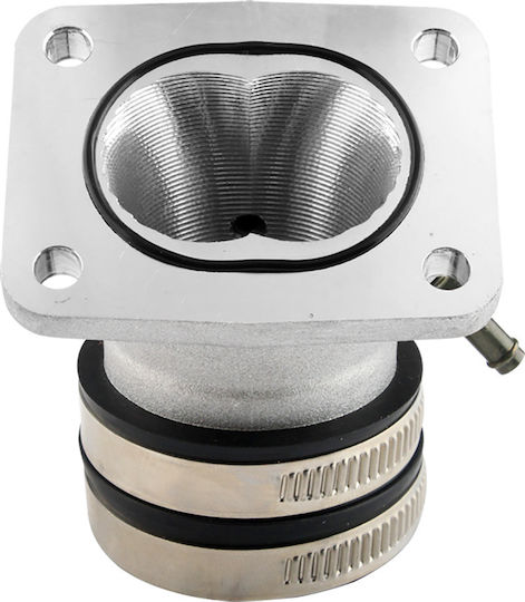 Carburetor Induction Joint Superhrad 34/36mm Square Octagonal 4 Screws Yamaha Crypton X 135 Tobaki