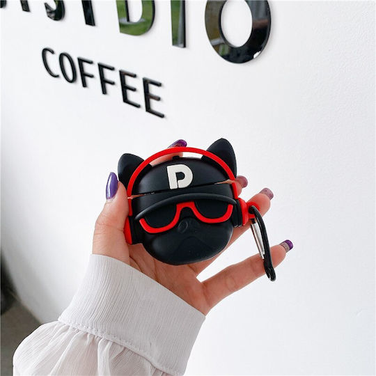 Lykl Bulldog Θήκη Σιλικόνης σε Μαύρο χρώμα για Apple AirPods 3