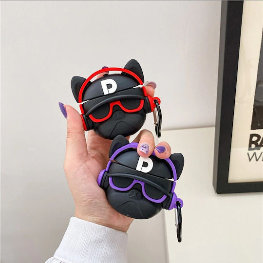 Lykl Bulldog Θήκη Σιλικόνης σε Μαύρο χρώμα για Apple AirPods Pro