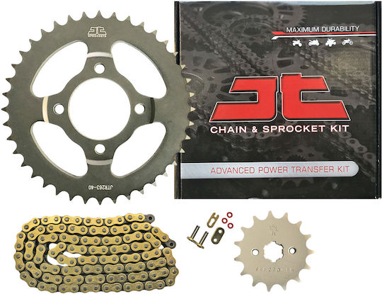 JT Sprockets Chain & Sprocket Kit for Honda Astrea Supra 100