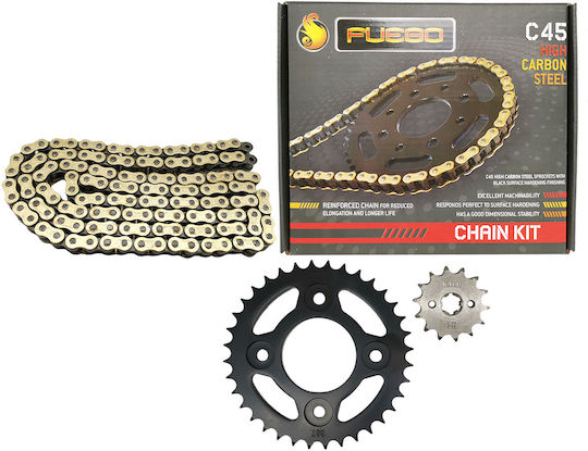 Fuego Racing Chain & Sprocket Kit for Honda Wave