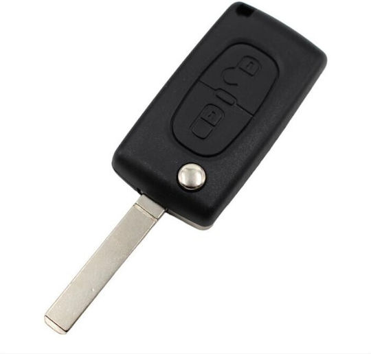 Carcasă cheie auto cu lamă cu 2 butoane Tip pentru Citroen