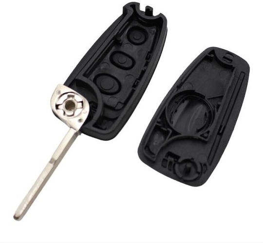 Carcasă cheie auto cu lamă Pliabil cu 3 butoane Tip pentru Ford