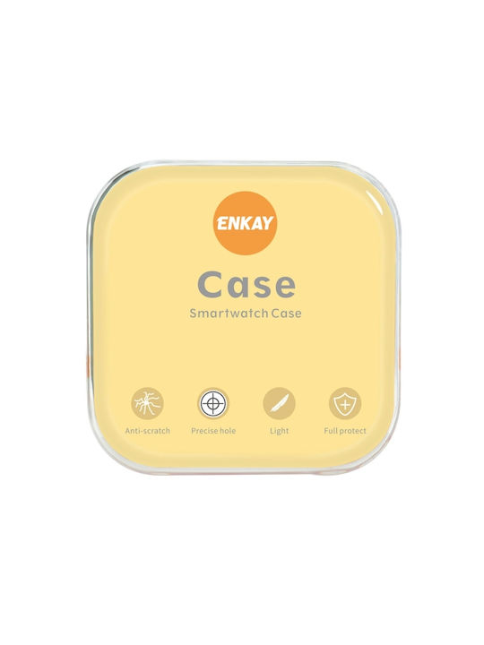 Hat-prince 2 1 Case Plastic Case in White color for Apple Watch 45mm
