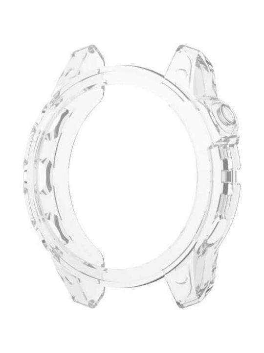 Defense Frame Carcasă de Silicon în culoarea Transparent pentru Garmin Fenix 7X, 7X SOLAR