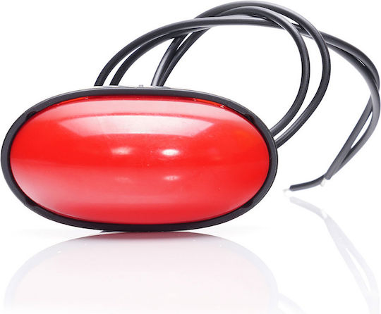 Neon Red Side Marker Light Was 12v-24v