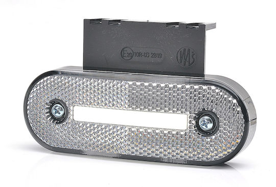Neon-Led Truck Volume Side White Was 12 / 24v Adr Support Base Ip 6668