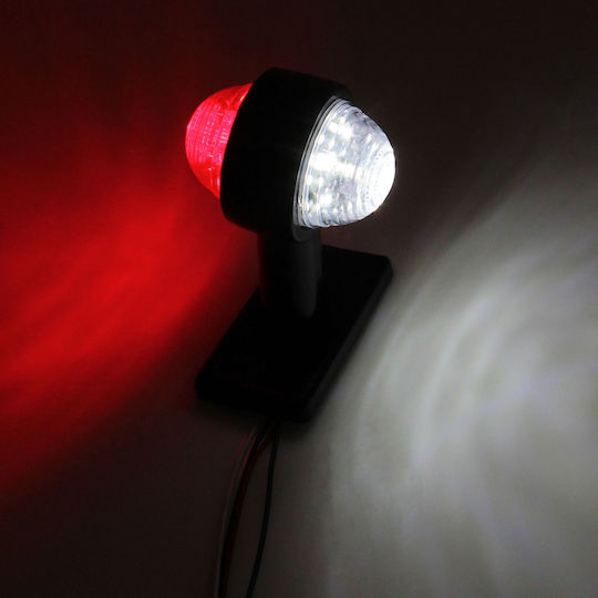 Side Led Volume Light 18 Smd 12-24v Ip65 Red White Truck 1 Piece Oem