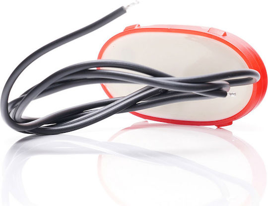Neon Red Side Marker Light Was 12v-24v