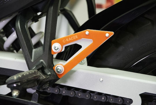 C-Racer Motorcycle Footpeg Protectors KTM 390 Adventure Orange