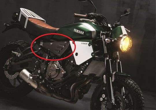 Πίσω Πλαϊνά Καλύμματα Για Yamaha Xsr700 2016-2021