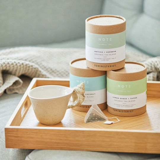 Teministeriet Note Matcha Verbena Organic Tea 20 Bags