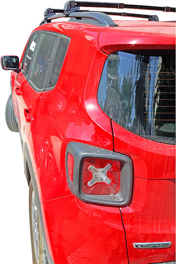 Cam Μπάρες Οροφής Αλουμινίου για Jeep Renegade 2014+ (Σετ με πόδια)