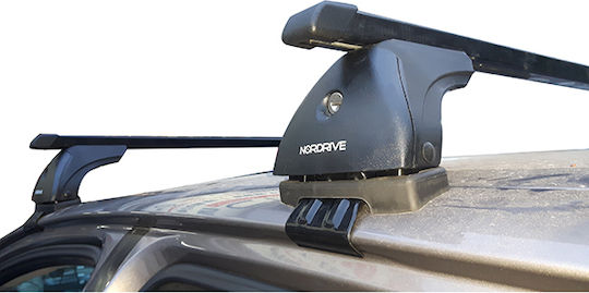 Nordrive Багажници за покрив Метал за Toyota Ярис 2011+ (Комплект с крака)