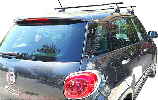 Nordrive Μπάρες Οροφής Μεταλλικές για Fiat 500L 2012+ (Σετ με πόδια)