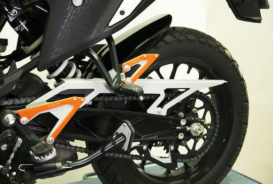 C-Racer Отзад Задно Крило на Мотоциклет за KTM 390 Приключение Черен 1бр