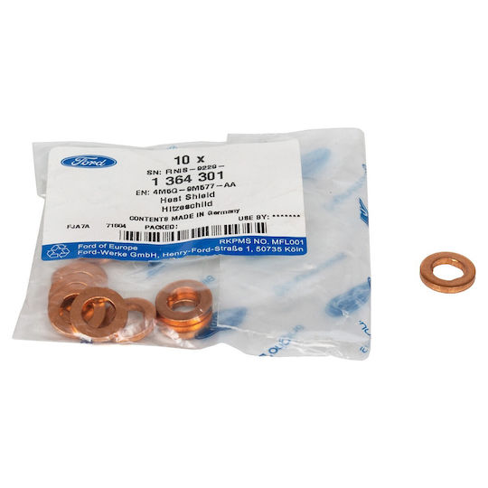 Genuine Injector Gasket 1 Piece Ford C-max Galaxy S-max Focus 2 Transit Tourneo Connect-1364301