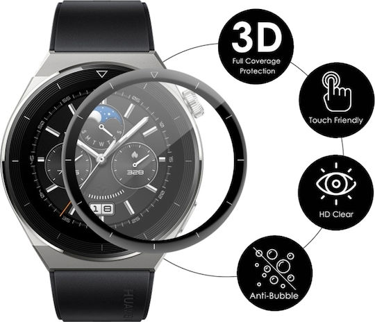 3d Full Coverage Soft Screen Protector for the Huawei Watch GT 3 Pro 46mm 1pcs