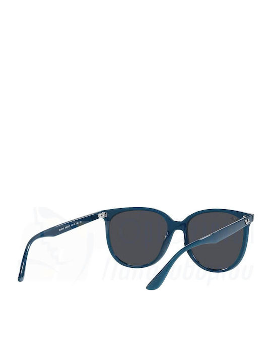 Ray Ban Γυναικεία Γυαλιά Ηλίου με Μπλε Κοκκάλινο Σκελετό και Μαύρο Φακό RB4378 669487
