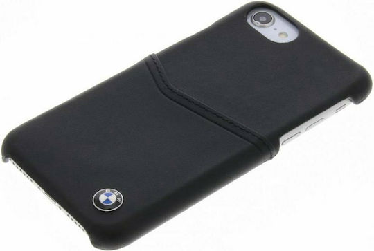 BMW Real Leather Card Back Cover Leather Gray (iPhone SE 2022/2020Realme 6 / 6s)
