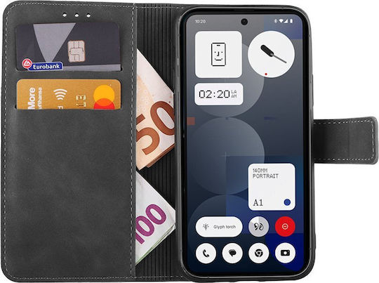 Lime Book Piele artificială / Silicon Gri (Nothing Phone (3a) Pro)