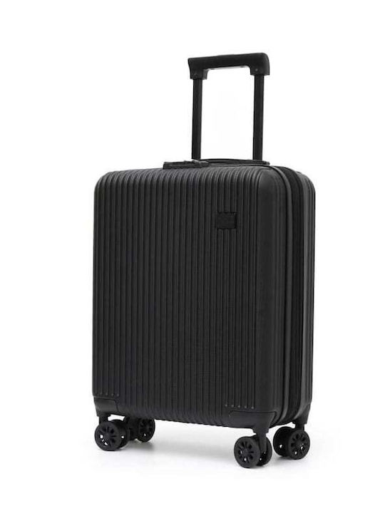 CabinFly Kabinenreisekoffer Hartschalen Schwarz mit 4 Räder