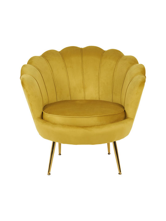 Daimon Catifelat Yellow-gold 79x74x78cm