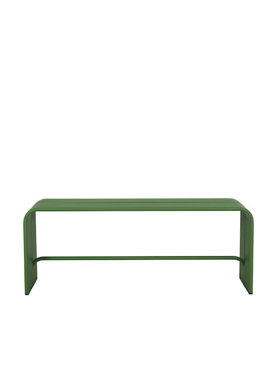 Intrepid Bench Outdoor Metal Green 109.5x37x42cm