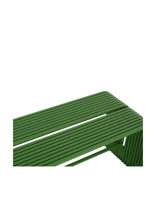 Intrepid Bench Outdoor Metal Green 109.5x37x42cm